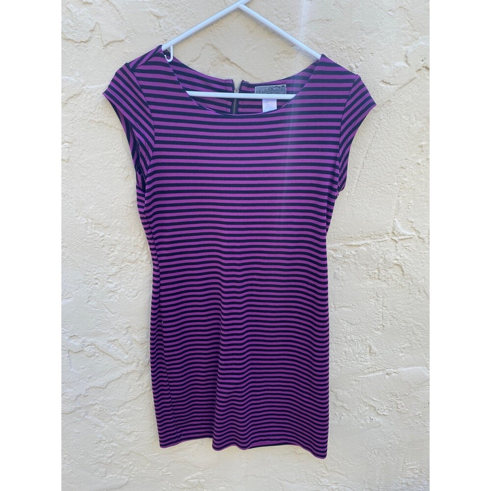 Mod Fishbowl striped pink dress